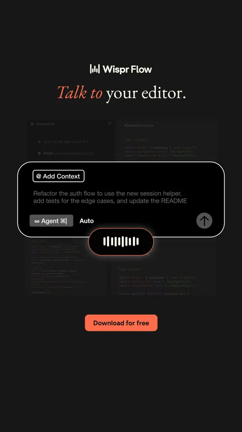 Prompt Cursor with your voice